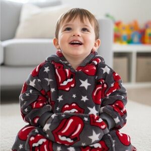 Rolling Stones Toddler Boy Super Soft Snugit Hoodie, Size2 T